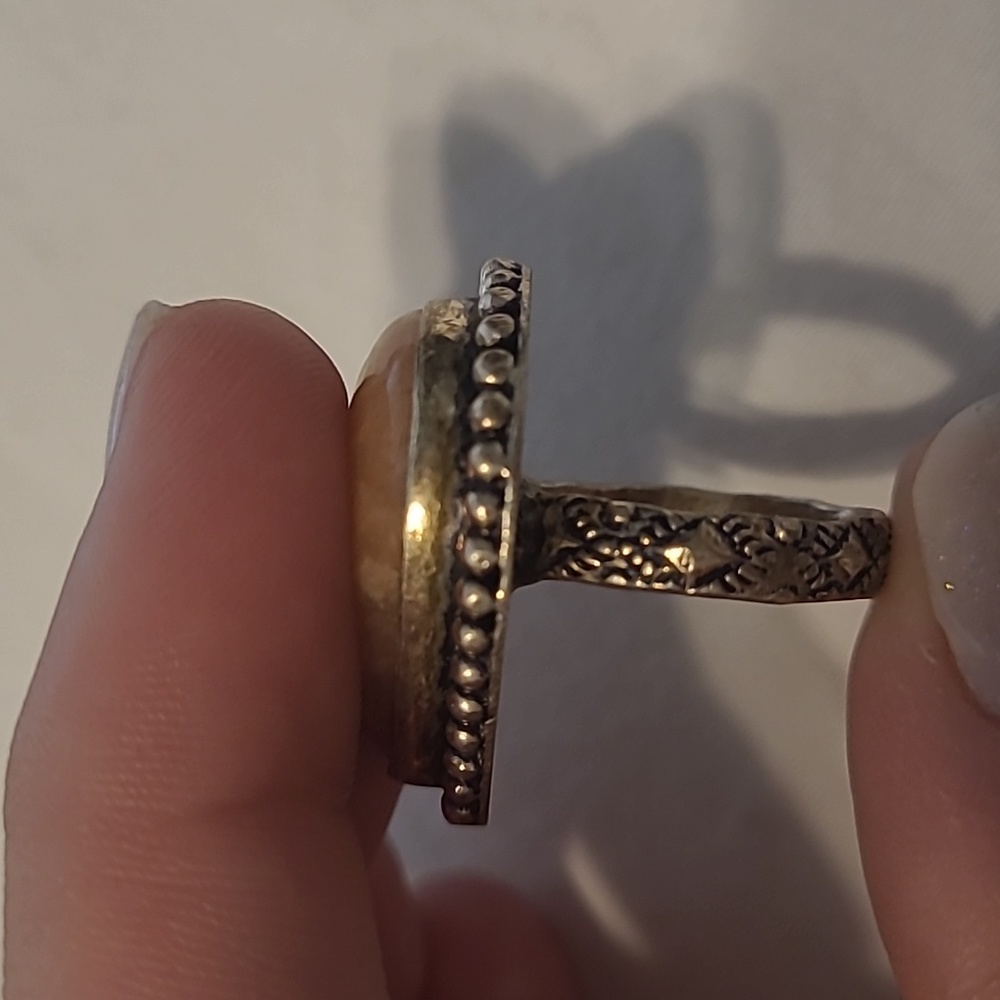Pink thulite ring - Picture 4 of 5